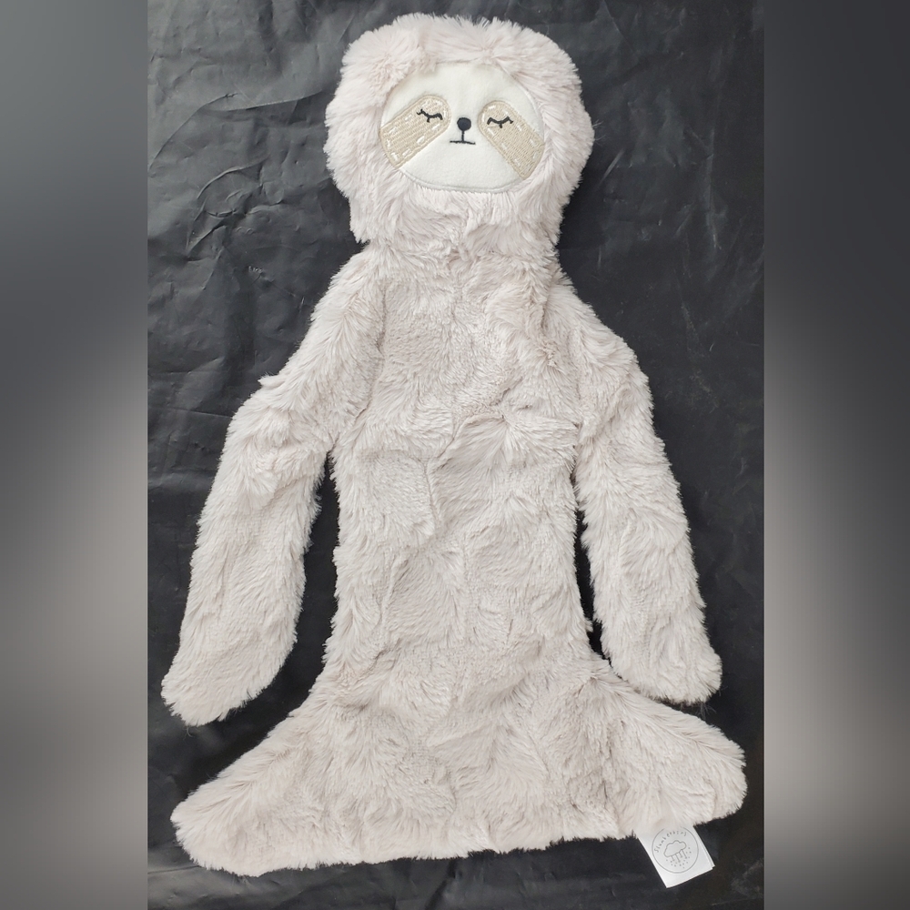 Slumberkins Slumber Sloth Snuggler Lovey 15" Plush Fuzzy Security Blanket - EUC